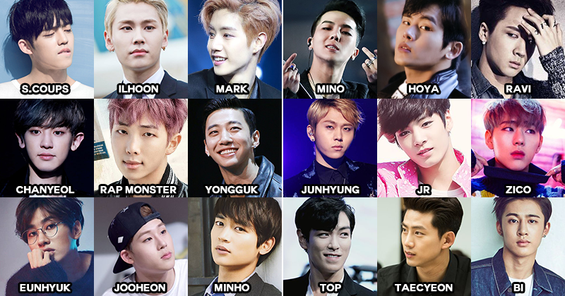 poll the most favorite kpop male rapper round 1 ikpoptv