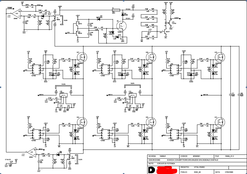 china brushless dc motor: Inverter Integrated Circuit Diagram