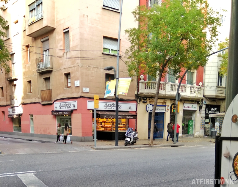 Barcelona Audrey bakery near Hostafrancs
