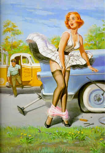 Precisando de Ajuda - Art Frahm e suas principais obras - Artista Pin-up 