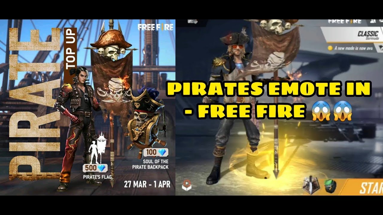 Pirate Flag Emote Will Return To Free Fire