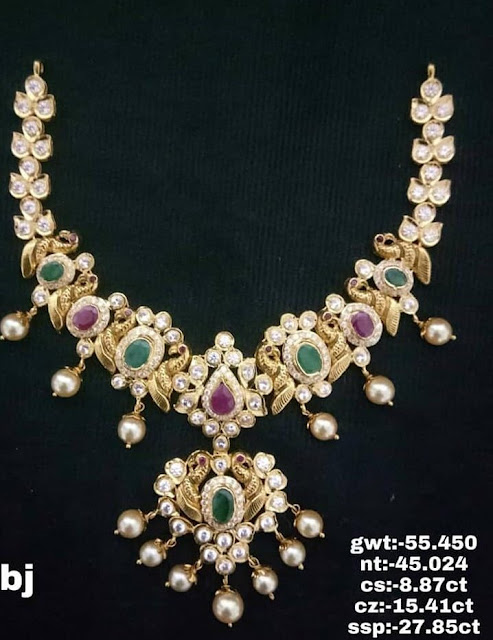 Diamond and antique sets by Bhavani Jewellers
