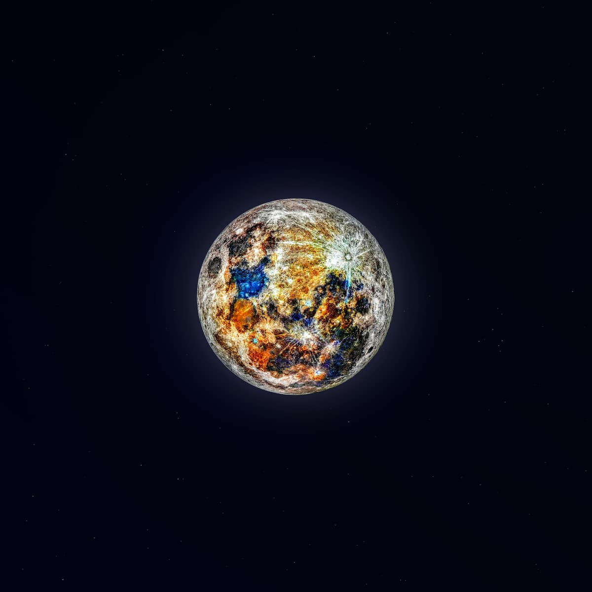 150,000 Photos Were Used To Reveal The Hidden Colors Of The Moon
