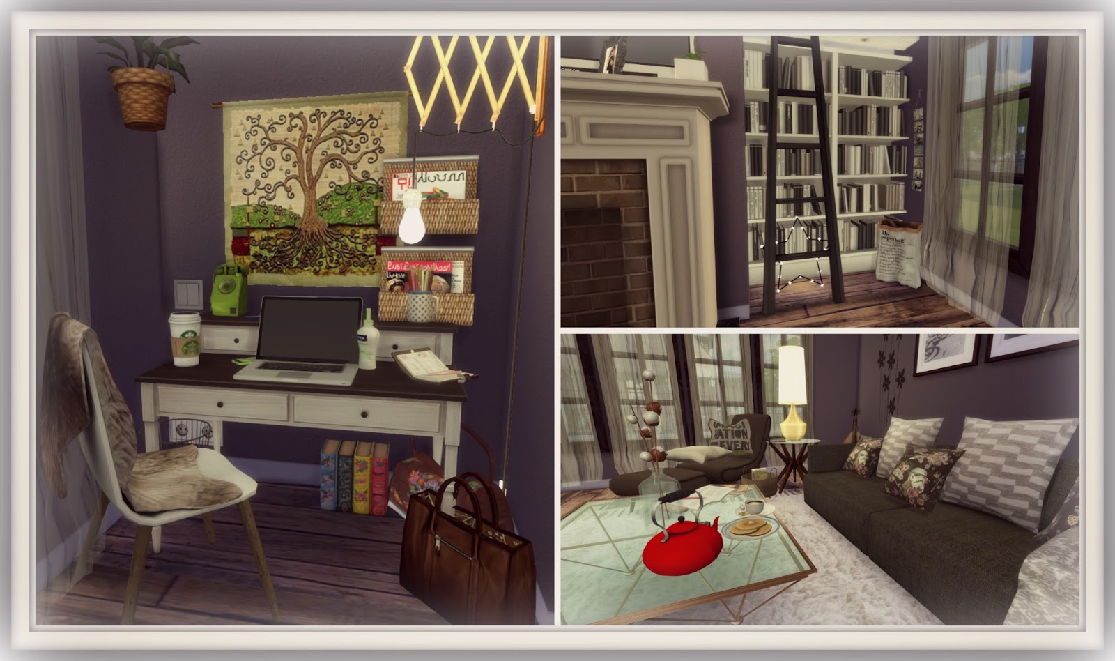 Sims 4 Cozy Living Room Dinha