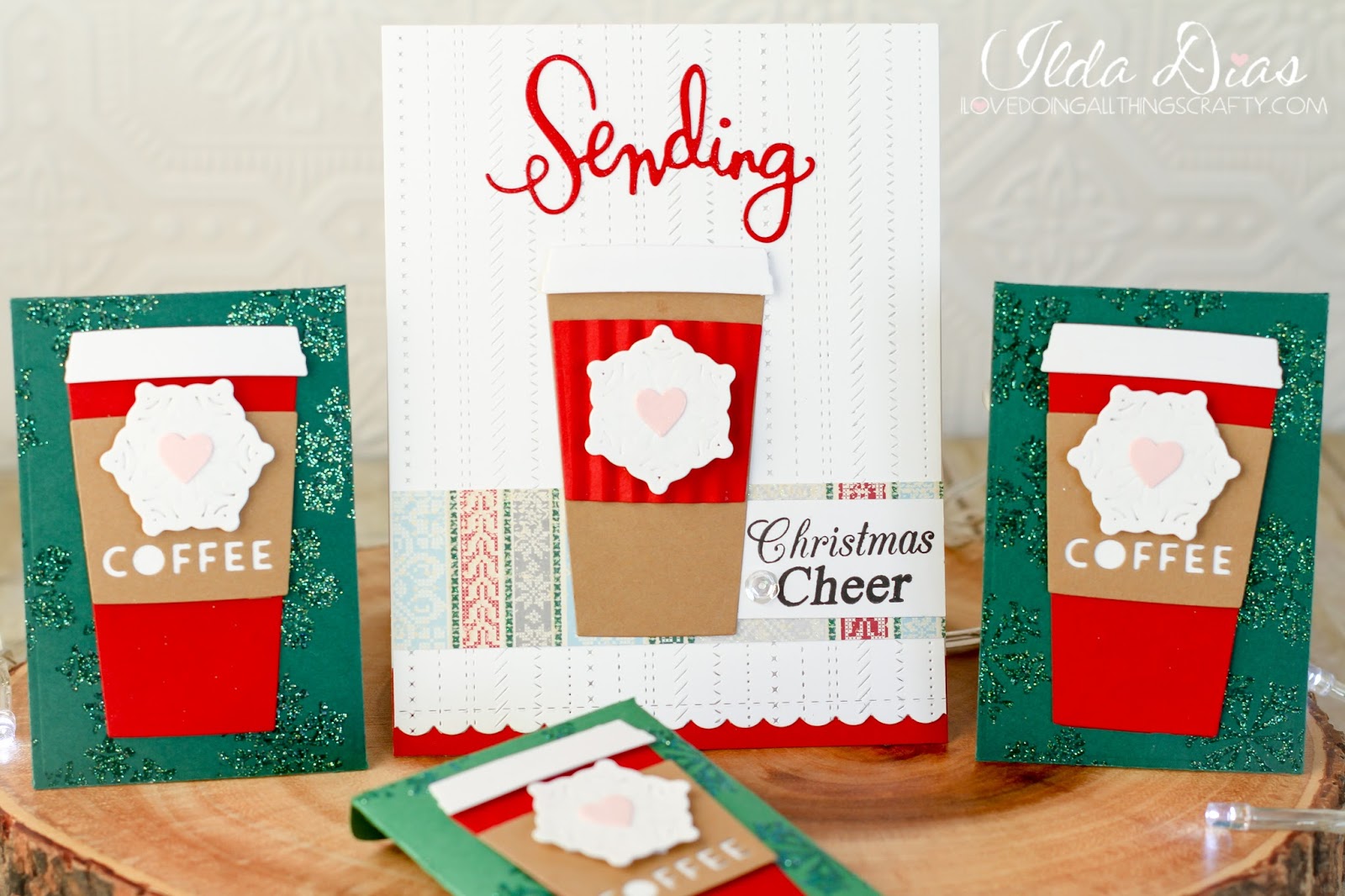 I Love Doing All Things Crafty Christmas Coffee Cup Gift Card
