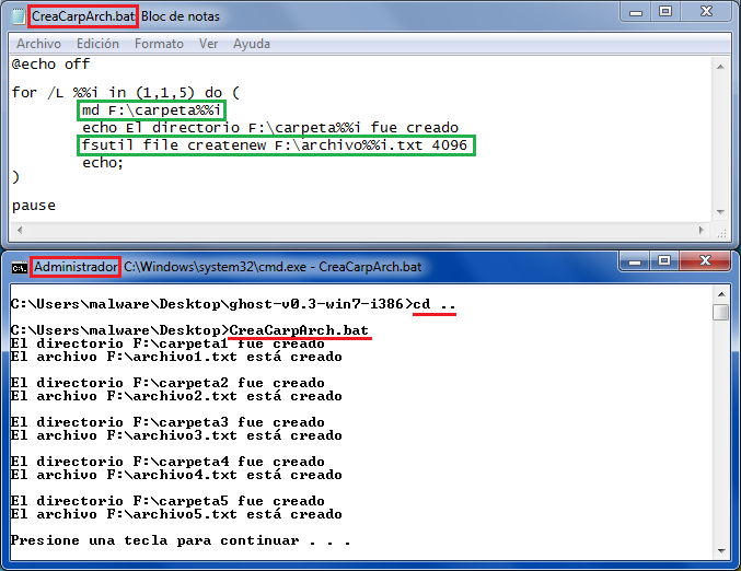 como crear un archivo batch Programacion Para Compartir