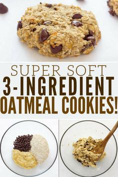 Ready under 20 minutes, these healthy, chewy and soft banana & oatmeal cookies are made with only 3 simple ingredients. Flourless, eggless, low-calorie and low-fat these delicious cookies are made without butter, brown sugar or baking soda. Most homemade traditional oatmeal cookie recipes require that the dough is chilled before cooking, well, not here. Paleo, vegan, gluten-free and dairy-free.