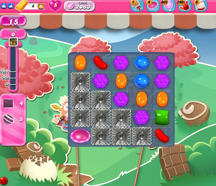 Candy Crush Saga level 2063 Candy Crush Saga level 2063