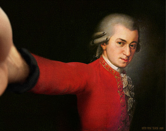 Porträt Wolfgang Amadeus Mozart - Barbara Krafft, 1819