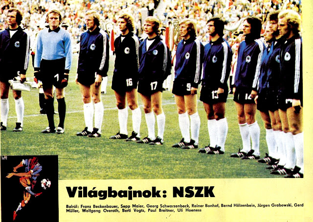 SELECCIÓN DE ALEMANIA FEDERAL Campeona del Mundo 07/07/1974