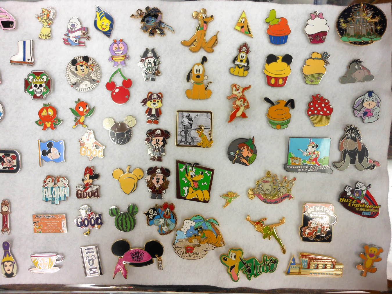 Hobbies on Display: September 2012 - Cassidy's Disney Pins Collection