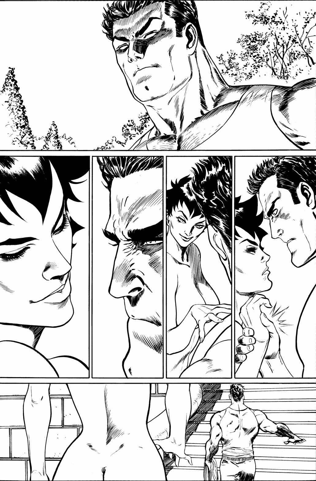 CATWOMAN #04 (more) unseen pages by Guillem March