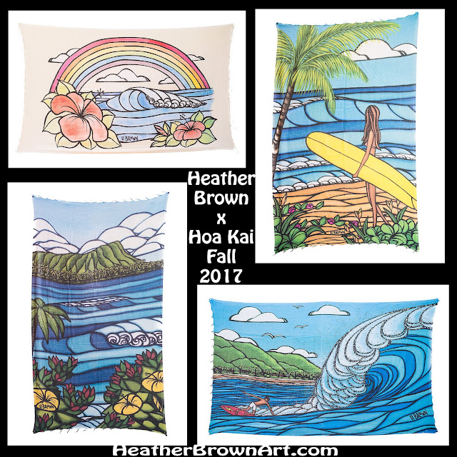 The Surf Art of Heather Brown Heather Brown X Hoa Kai Surf Fall 2017