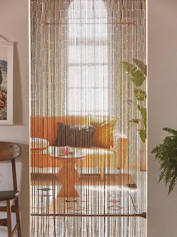 Las cortinas de cuentas vuelven a ser tendencia Las cortinas de cuentas vuelven a ser tendencia