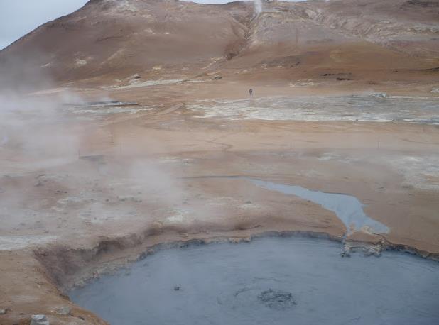 Hverir in Islanda Hverir in Islanda