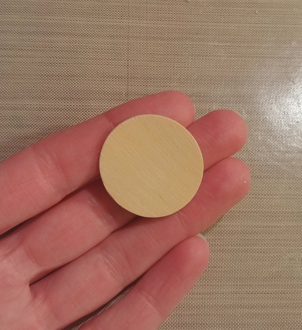 wooden disk