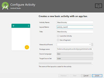 Activities en Android Studio