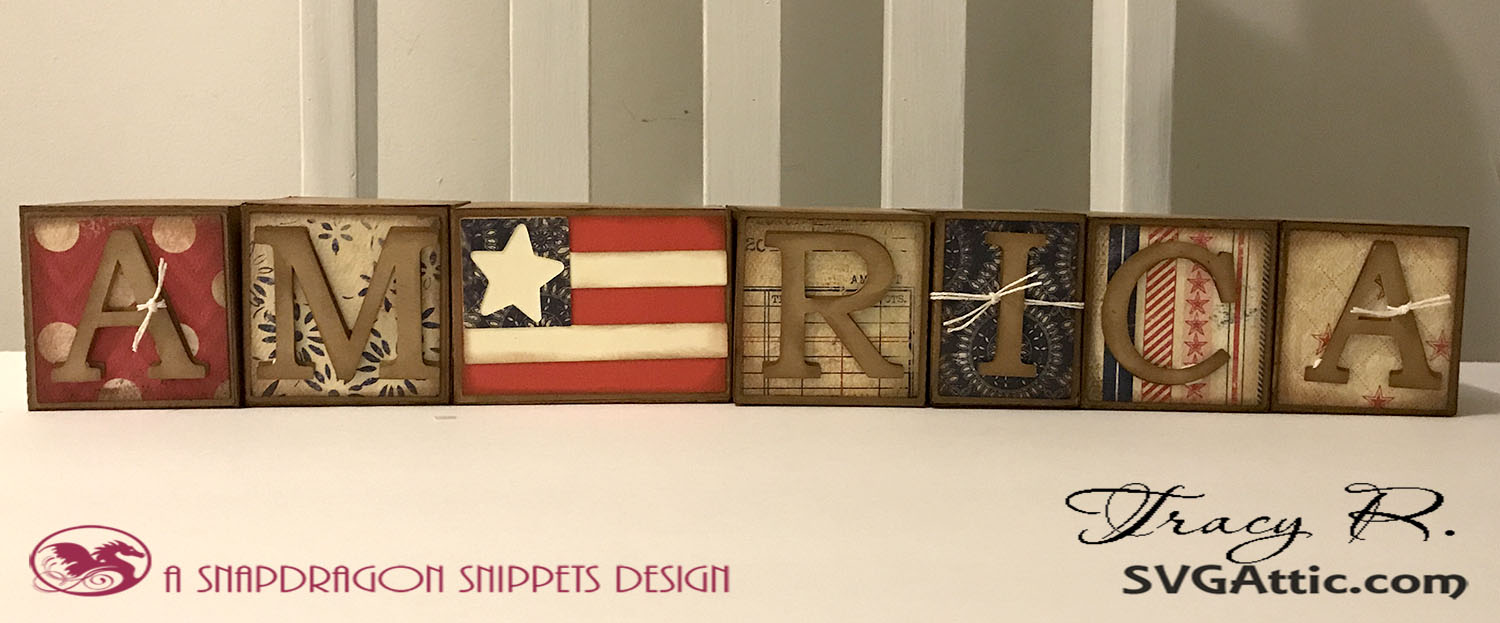 SVG Attic Blog America "Wood" Blocks