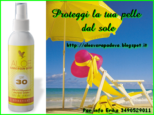 Aloe sunscreen spray