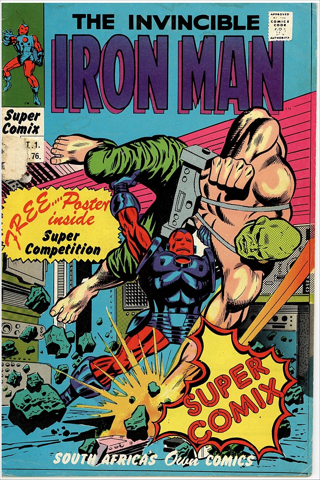 South African Comic Books Supercomix The Invincible Iron