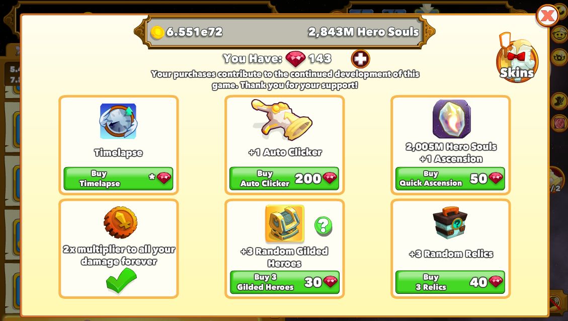 Clicker Heroes 超便利機能auto Clickerの使い方とその説明 Okuhira06