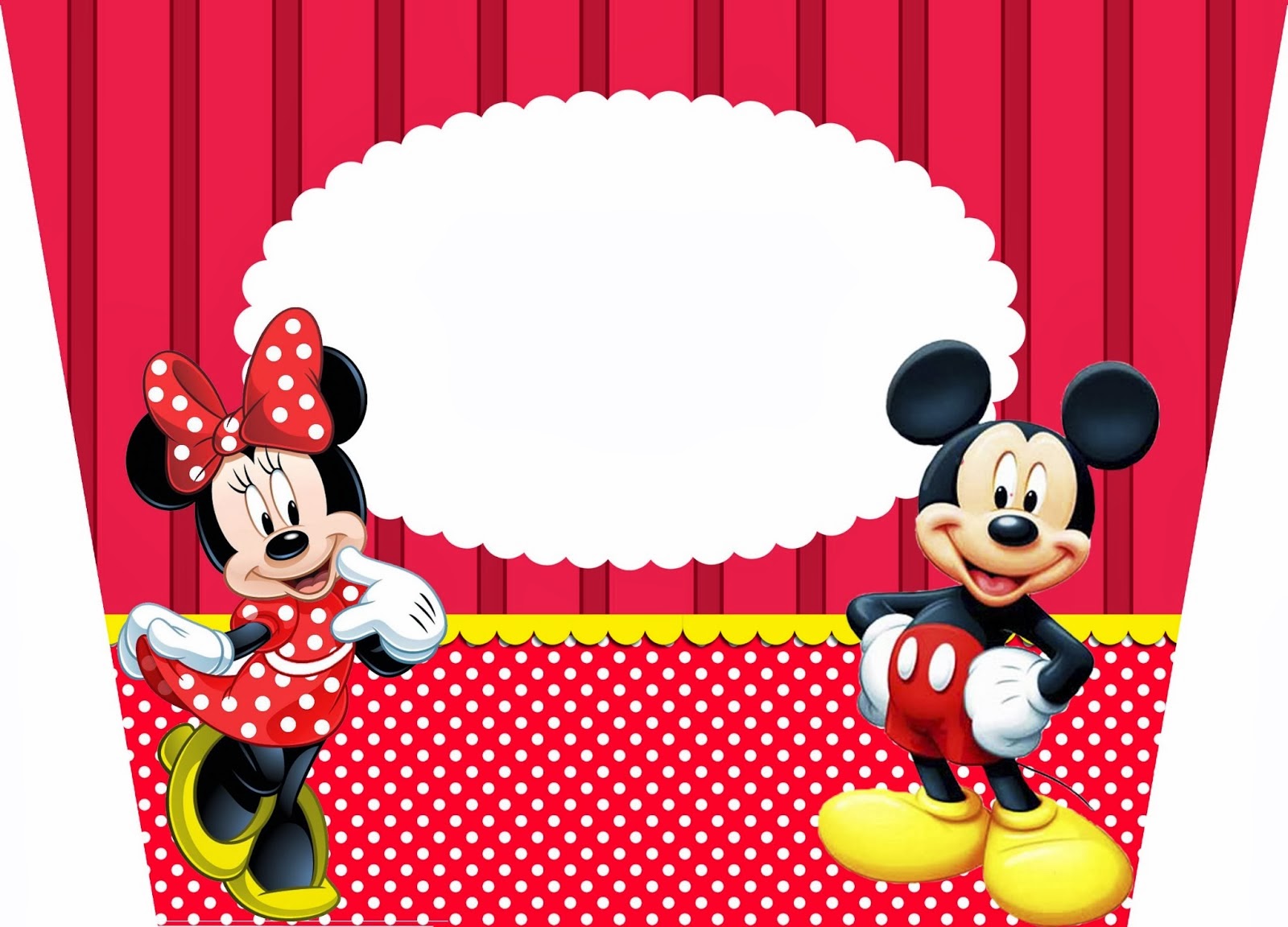 Minnie y Mickey: Etiquetas Gratis para Candy Bar. Etiqueta para cajas de popcorn o palomitas de maíz.