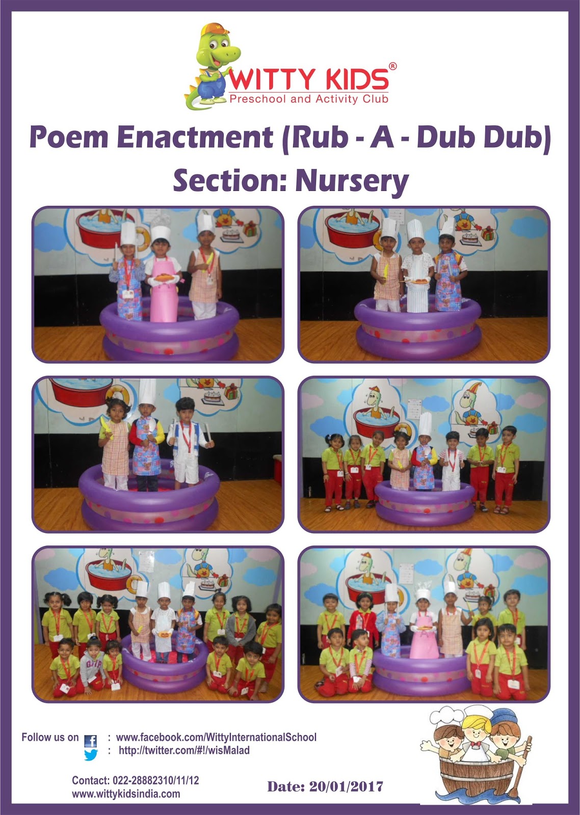 On the top of the World... Rhyme Enactment "Rubadubdub" by Nursery