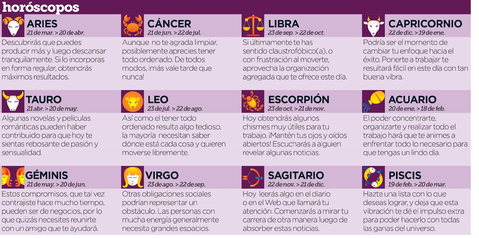 Horoscopo De Hoy Seo Positivo