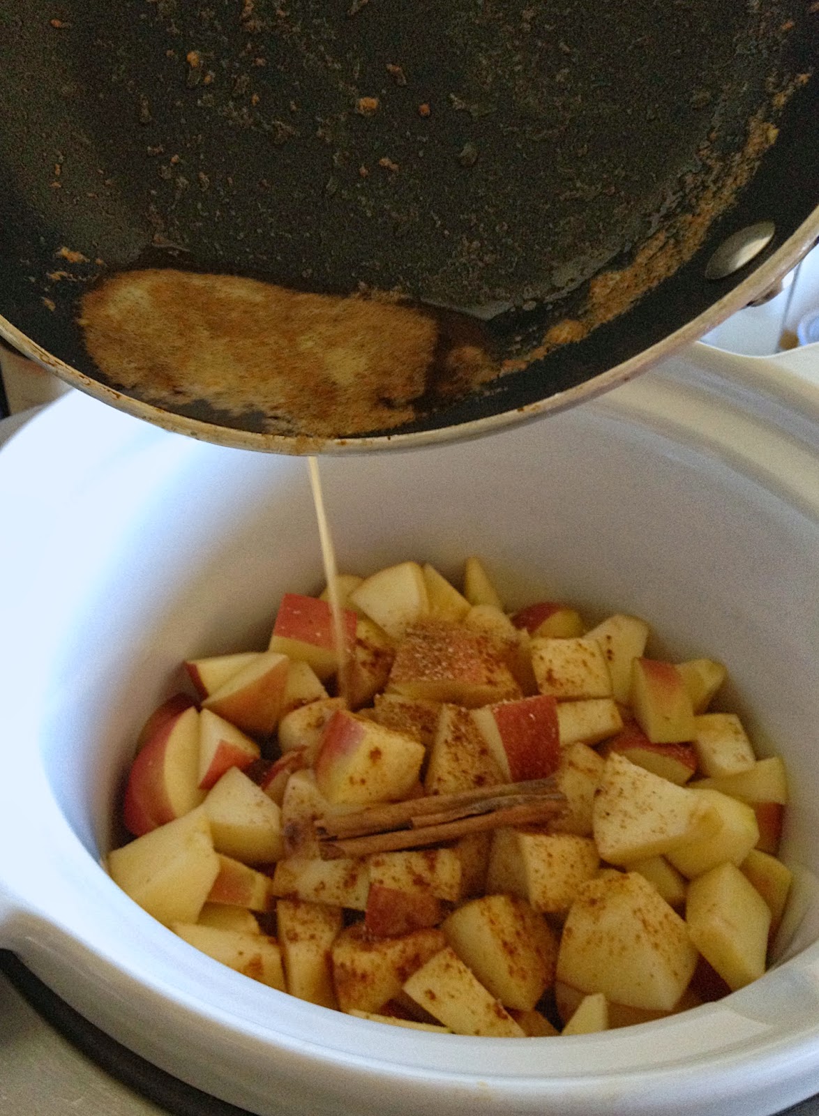 Slow Cooked Applesauce with Browned Butter Caity