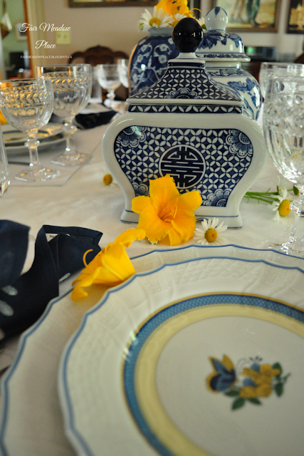 Set the Table - Blue White & Yellow