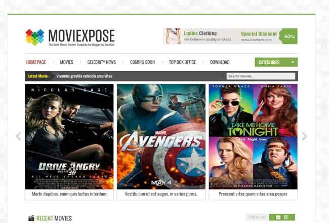 30 Best Responsive Free Video Blogger Templates Like You Vimeo Moviexpose Free Responsive Movie Blogger Template