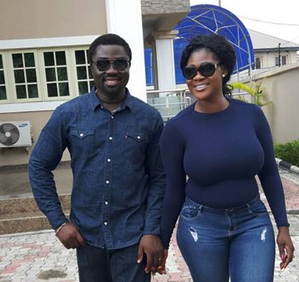 Image result for mercy johnson and husband