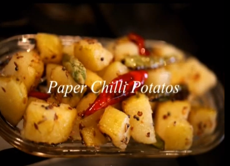 Recipes Encyclopedia : PAPER CHILLI POTATOES BY BAJIAS COOKING ...