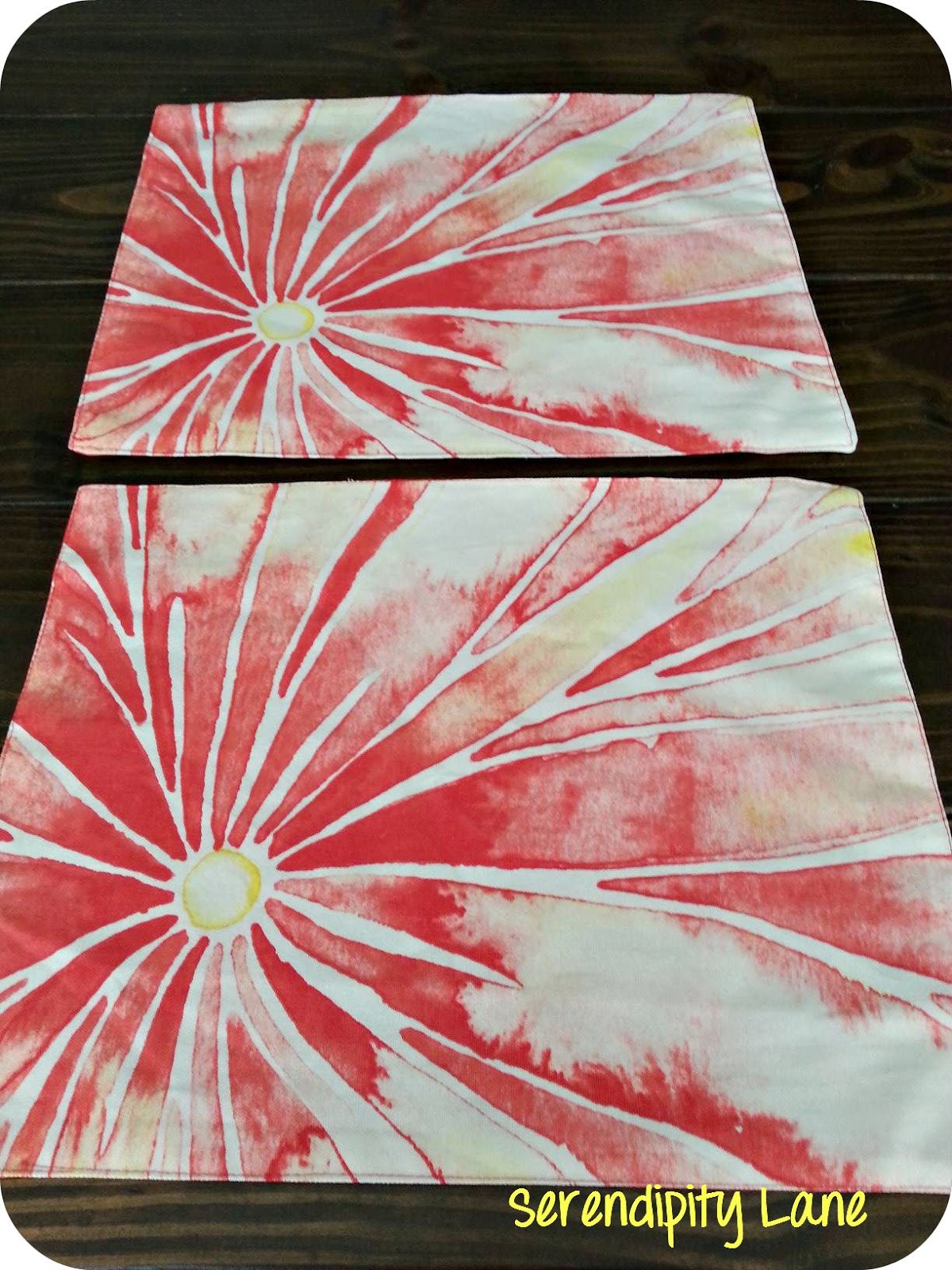 Serendipity Lane Placemat pillows