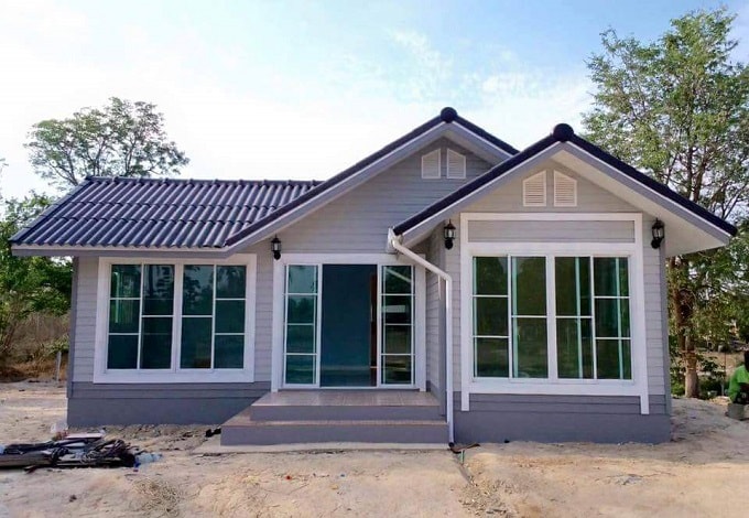 53 Desain Rumah Sederhana Kampung Terlihat Cantik Mewah