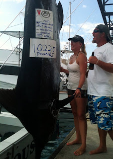 Molly Palmer Giant Marlin Catch