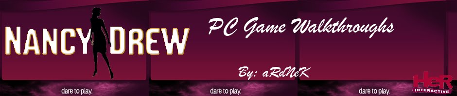 Nancy Drew PC Game Walkthroughs by aRdNeK