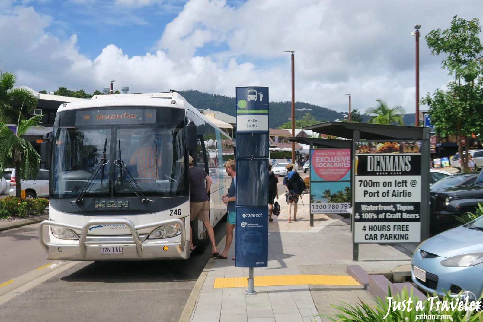 聖靈群島-艾爾利海灘-交通-巴士-公車-介紹-攻略-費用-時刻-路線-教學-接駁-機場-搭乘-Whitsundays-Airlie-Beach-Bus-Transport
