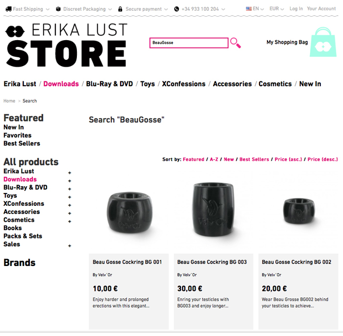 The people at the Store of Erika Lust are in love with our BeauGosse's...