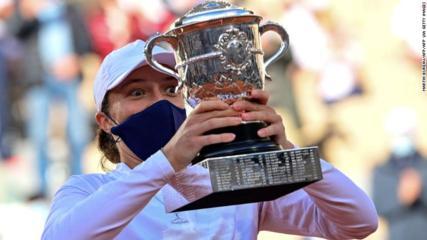 Iga Swiatek: winning  2020 French Open (women)