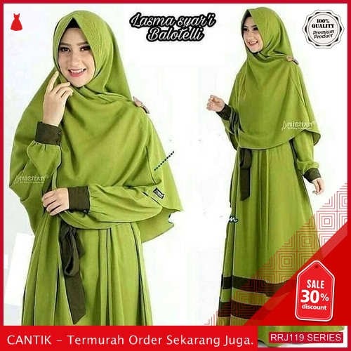 Jual RRJ119D176 Dress Muslim Lasma Wanita Syari Balotelly Sk BMGShop