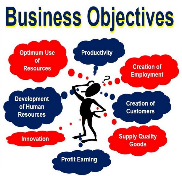Start-up business objectives examples image