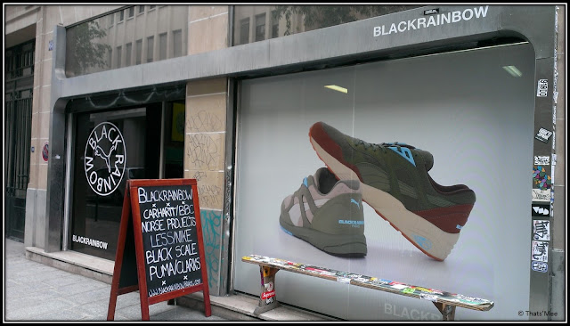 Black Rainbow Paris streetwear 68 rue des Archives sneakers shop devanture