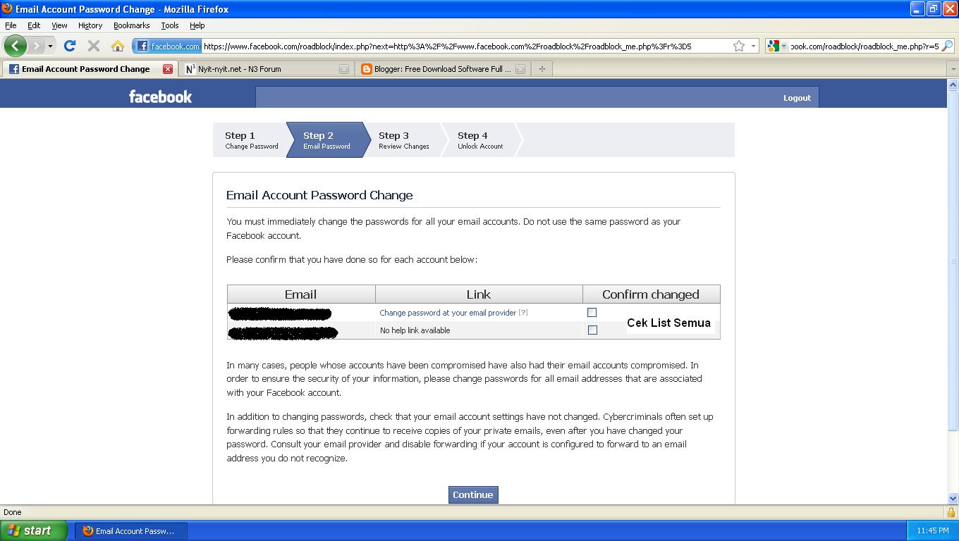 E mail accounts