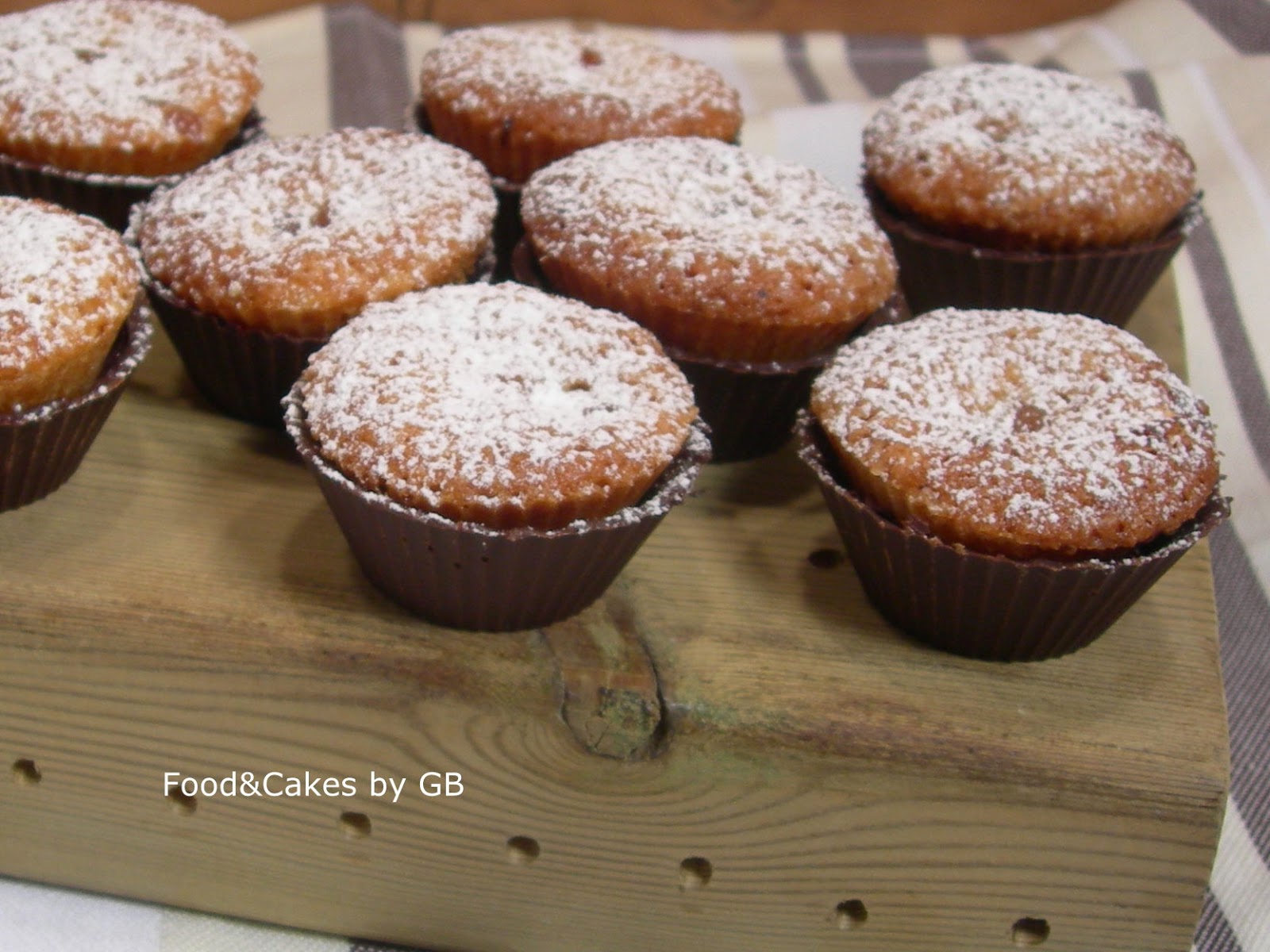 FOOD &amp; CAKES: Mini-madalenas con cápsula de chocolate (Thermomix)