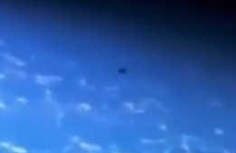 Here is a close up image of one of the UFOs passing the ISS.