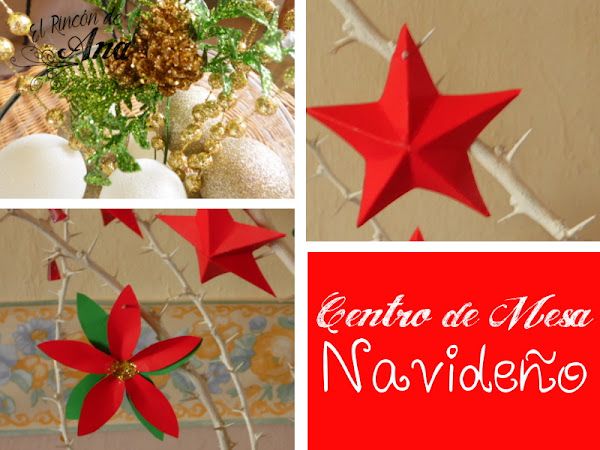 2 ideas de centros de mesa navideños