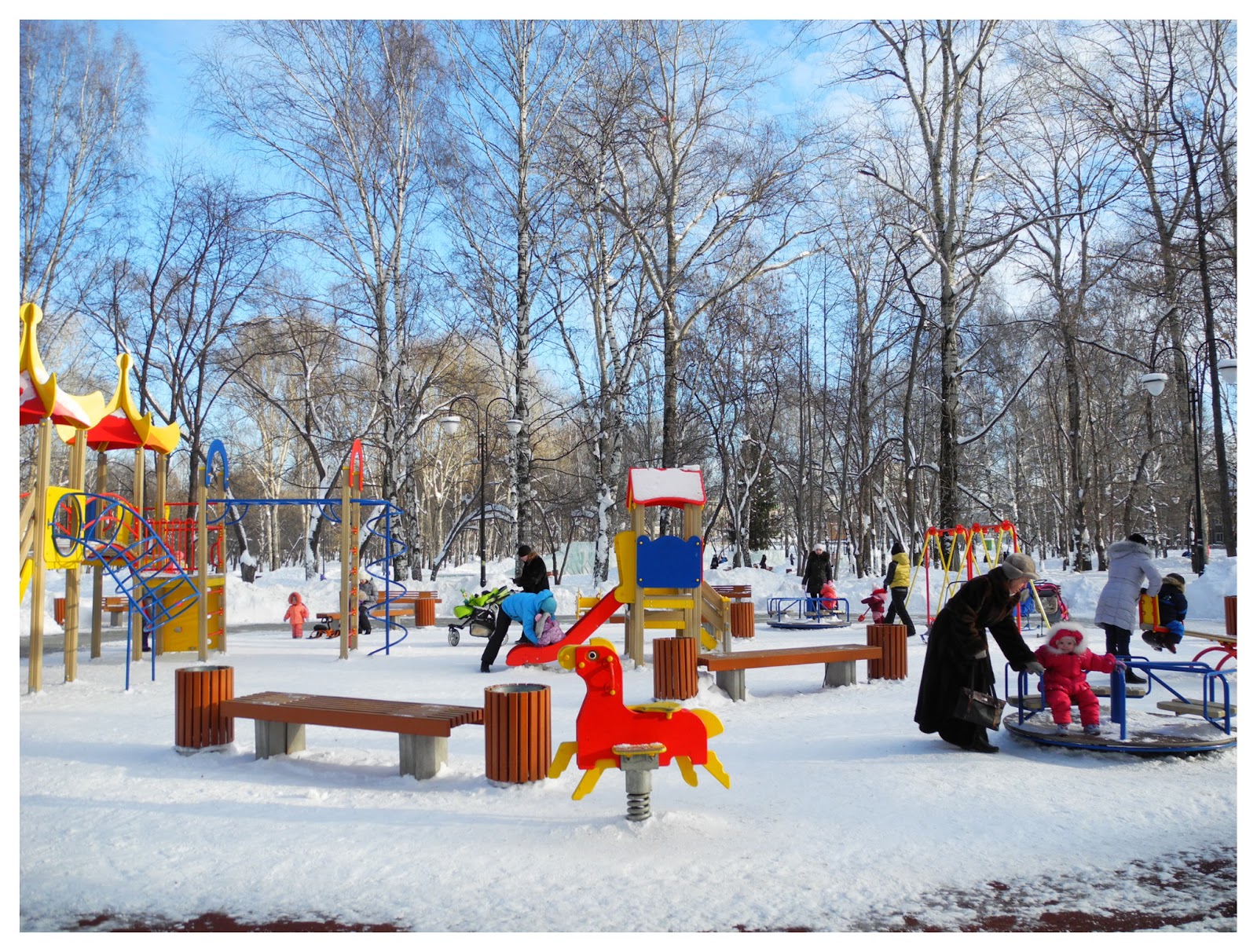 такая МОЯ жизнь: Детская площадка зимой