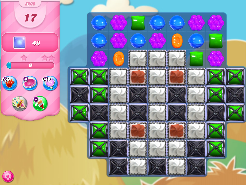 Candy Crush Saga level 3206 Candy Crush Saga level 3206