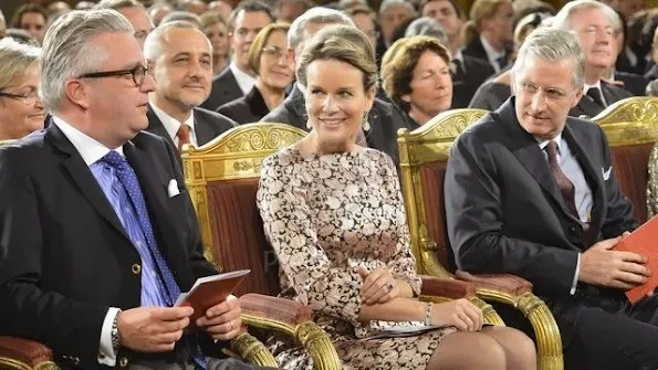 Belgian Royal Family attended a autumn concert and reception at the Royal Palace in Brussels